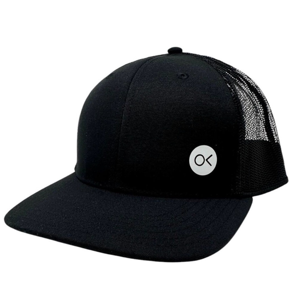 Outerknown Black Trucker Hat